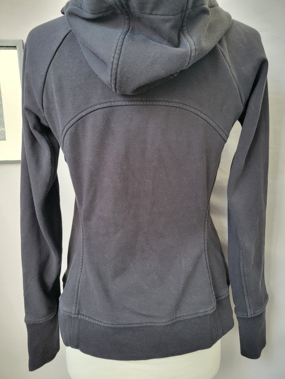 Athleta Triumph Hoodie Sweatshirt Black S - Picture 9 of 12